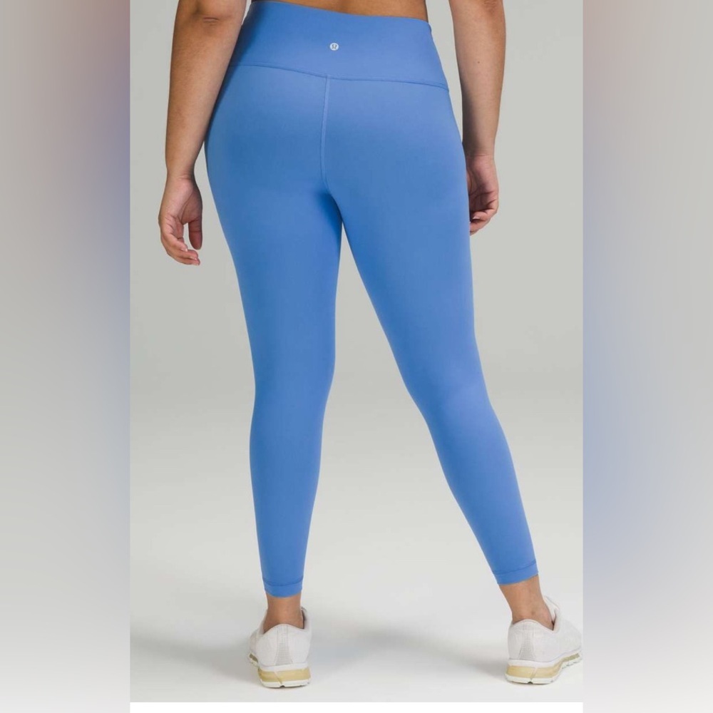 NWOT Lululemon Wunder Train High-Rise Tight 25" Blue Nile - Picture 1 of 5